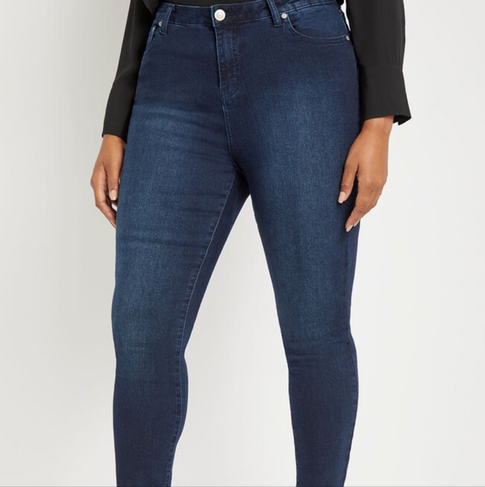 EUC Classic Fit Sculpting Skinny Jean Eloquii 18R